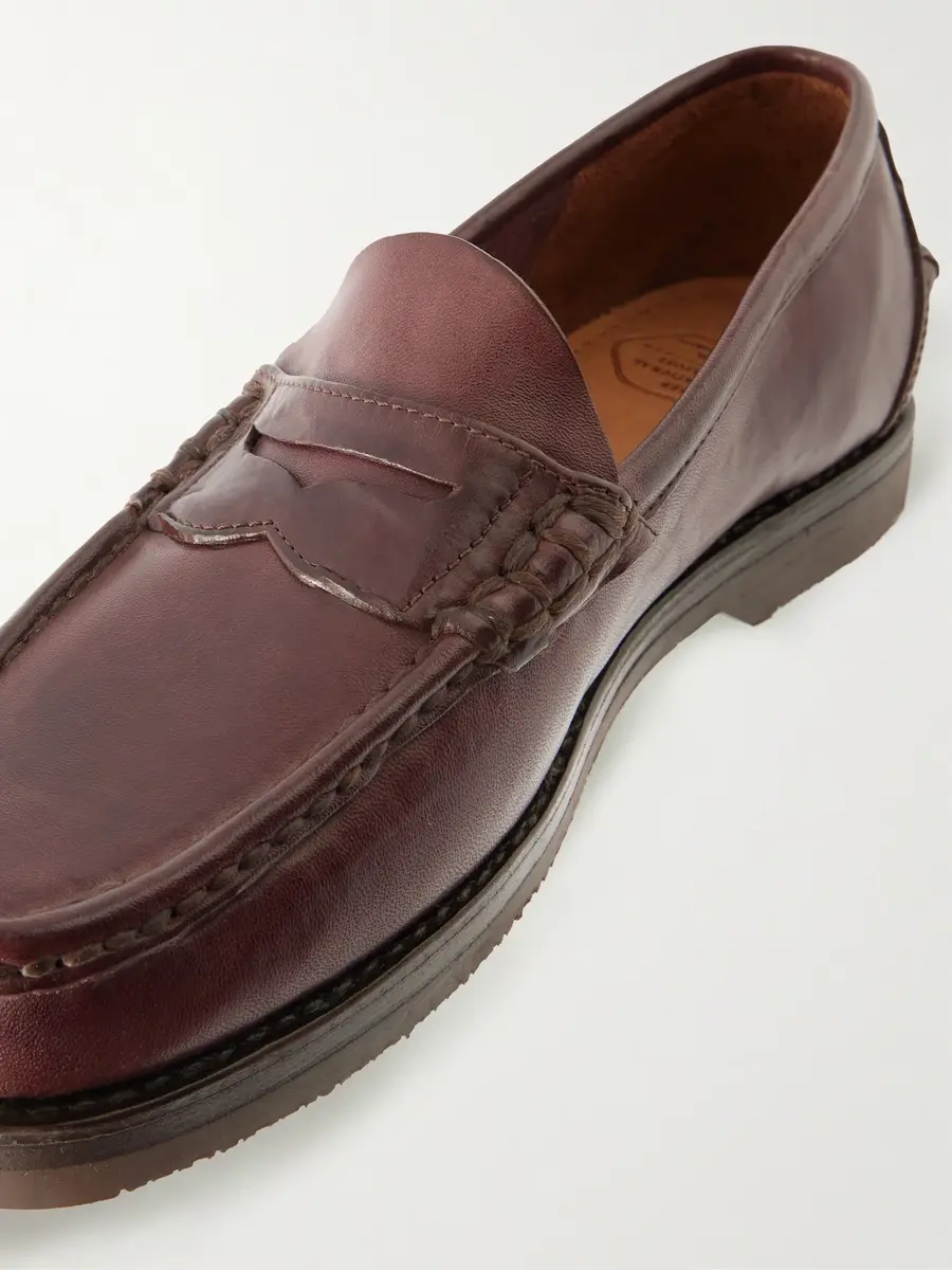 Visvim Fabro-Folk Leather Loafers - Men | Thumbnail 5 Visvim Fabro-Folk Leather Loafers - Men | Thumbnail 5