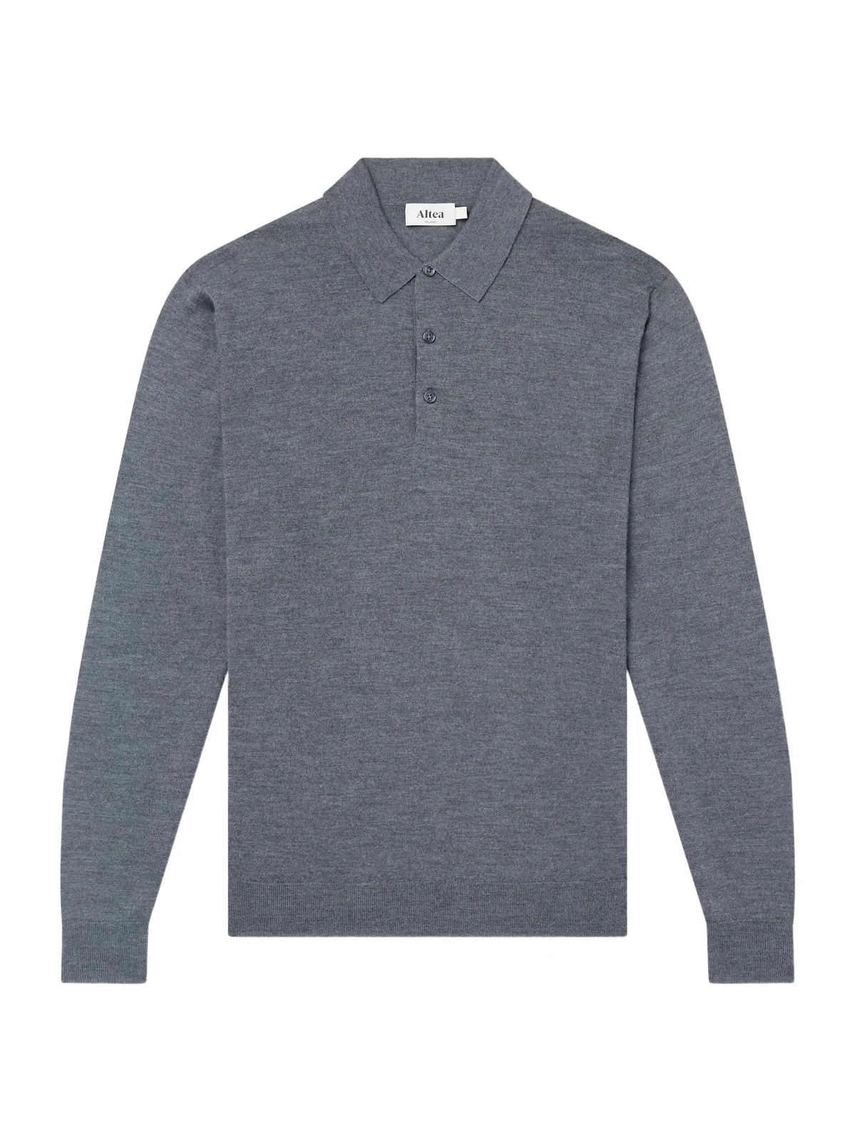 Altea Wool, Silk and Cashmere-Blend Polo Sweater - Men
