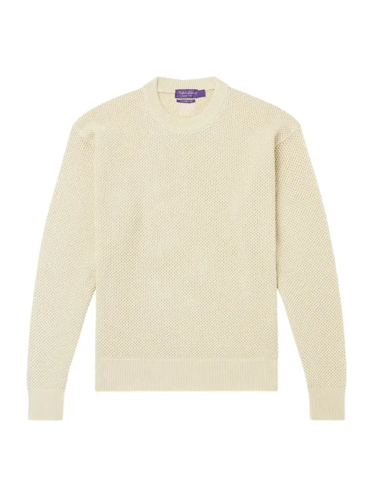 Ralph Lauren Purple Label Cotton Sweater - Men | Image 1 Ralph Lauren Purple Label Cotton Sweater - Men | Image 1