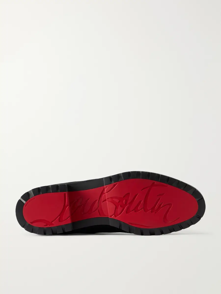 Christian Louboutin Carvenos Suede Chelsea Boots - Men | Thumbnail 3 Christian Louboutin Carvenos Suede Chelsea Boots - Men | Thumbnail 3