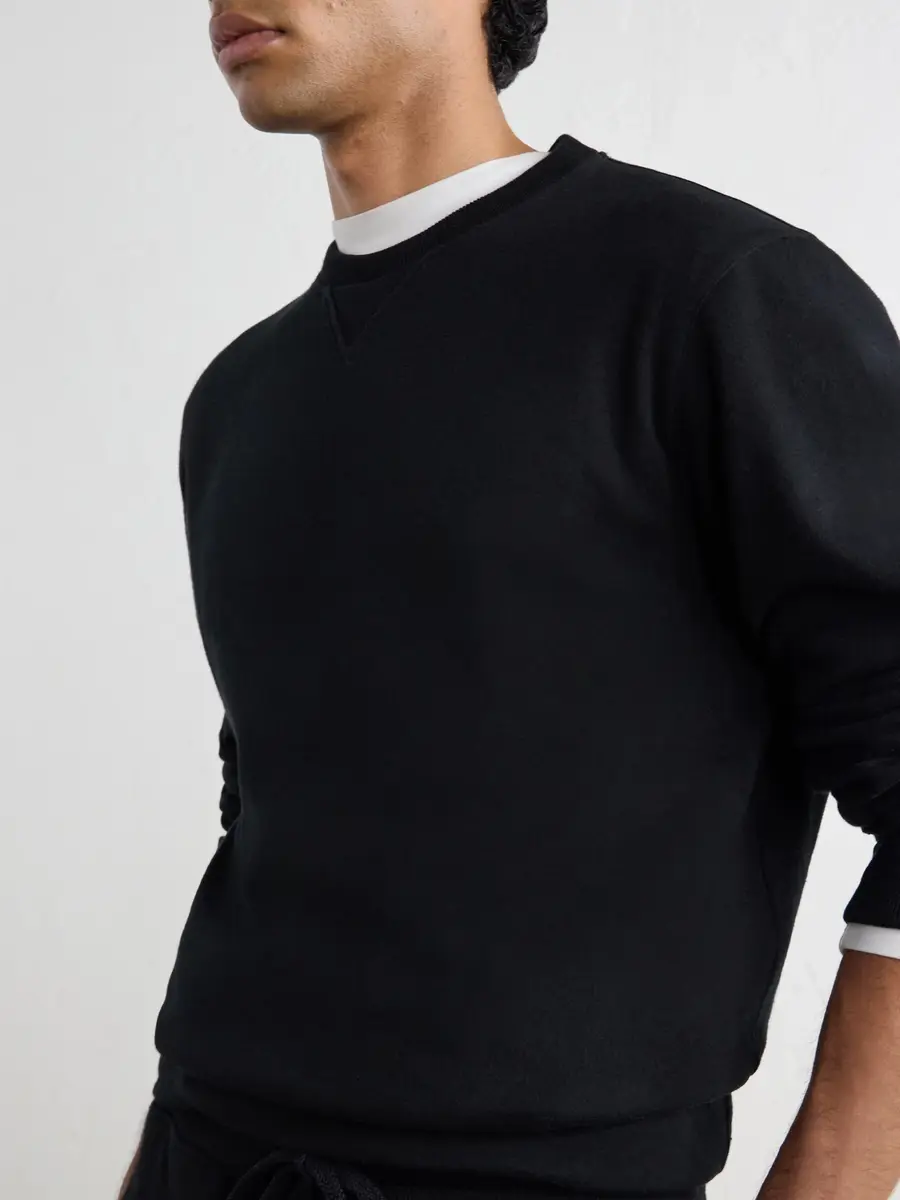 Canali Cotton and Cashmere-Blend Jersey Sweatshirt - Men | Thumbnail 5