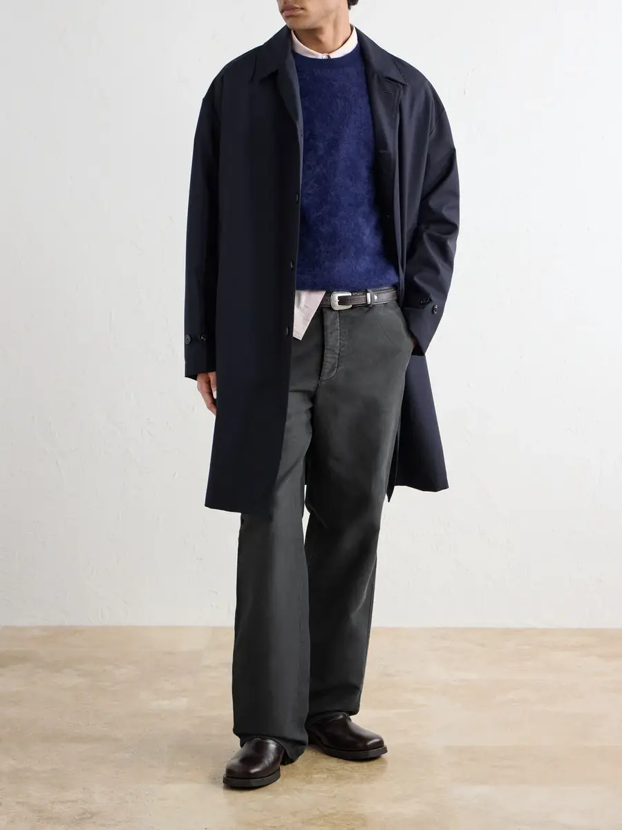 Barena Straight-Leg Cotton-Satin Trousers - Men | Thumbnail 2 Barena Straight-Leg Cotton-Satin Trousers - Men | Thumbnail 2