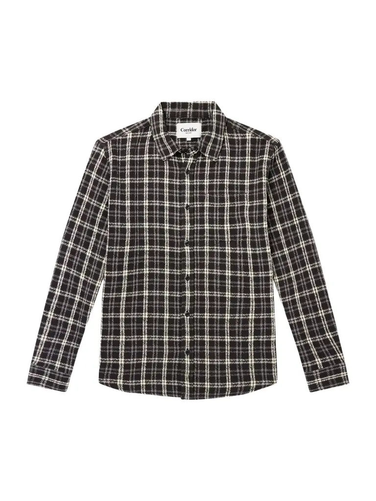 Corridor Spacerock Checked Cotton-Tweed Shirt - Men | Image 1 Corridor Spacerock Checked Cotton-Tweed Shirt - Men | Image 1