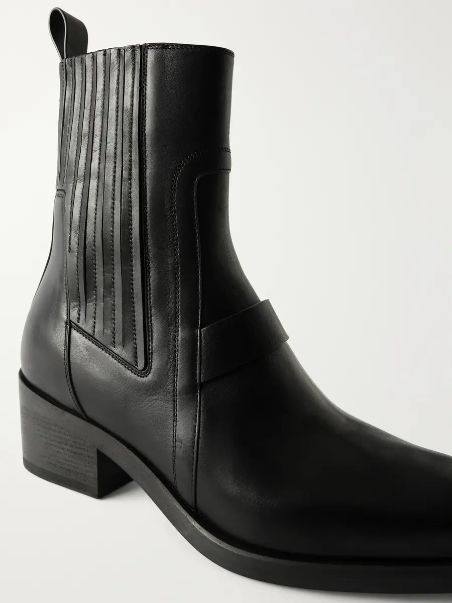 Rick Owens Leather Boots - Men | Thumbnail 5 Rick Owens Leather Boots - Men | Thumbnail 5