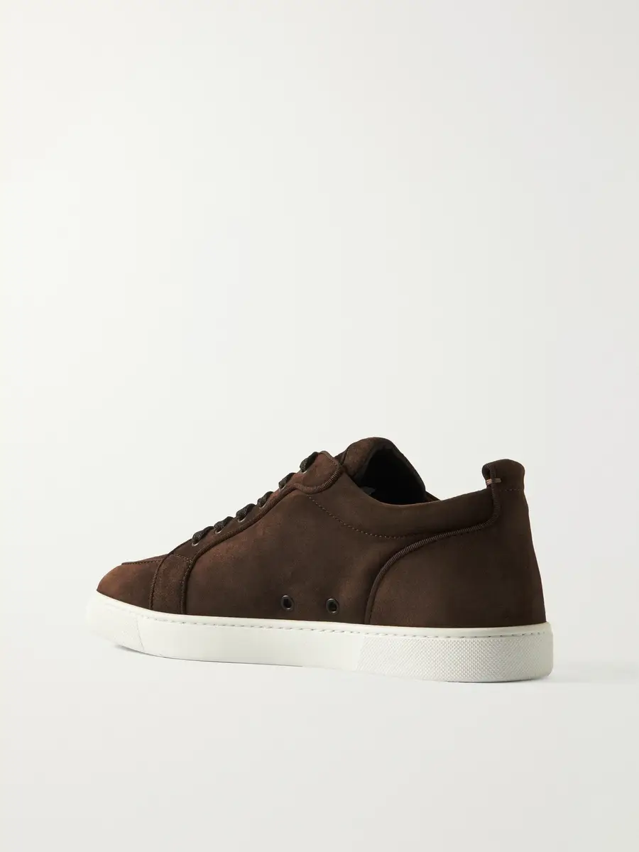 Christian Louboutin Rantulow Grosgrain-Trimmed Suede Sneakers - Men | Thumbnail 4 Christian Louboutin Rantulow Grosgrain-Trimmed Suede Sneakers - Men | Thumbnail 4