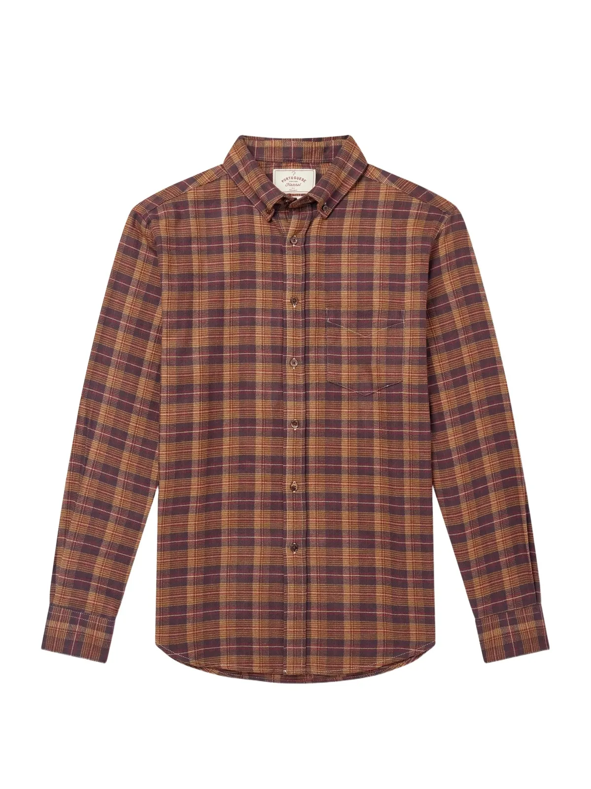 Portuguese Flannel Trigo Checked Brushed Cotton-Twill Shirt - Men