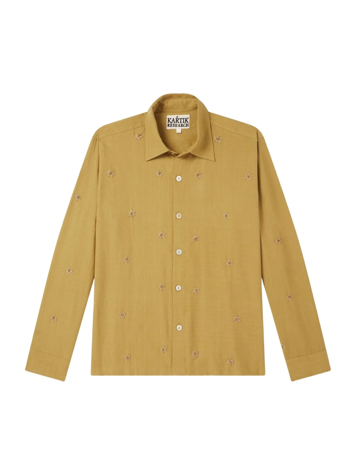 Embroidered Cotton-Canvas Shirt - Men