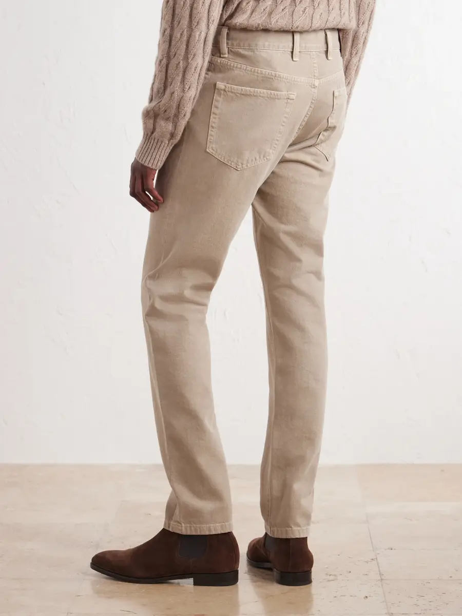 Zegna Roccia Slim-Fit Garment-Dyed Jeans - Men | Thumbnail 4 Zegna Roccia Slim-Fit Garment-Dyed Jeans - Men | Thumbnail 4