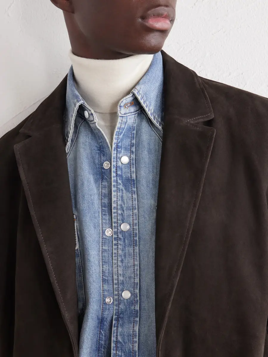 MR P. Suede Suit Jacket - Men | Thumbnail 5