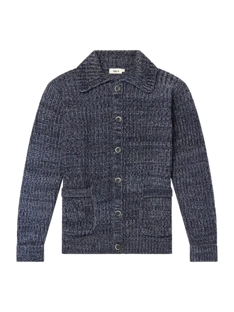 Altea Virgin Wool Cardigan - Men