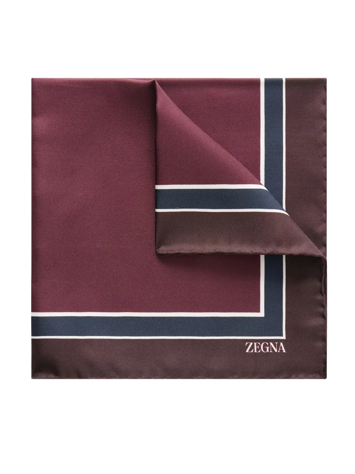 Zegna Printed Silk-Twill Pocket Square - Men