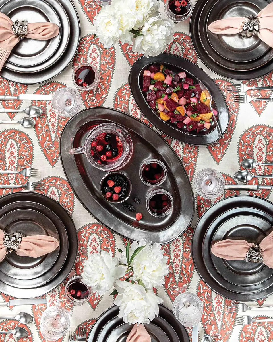 Juliska "Pewter" Medium Oval Platter | Thumbnail 4