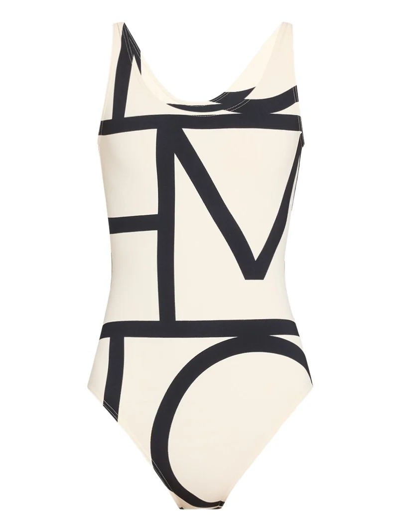 TOTEME Monogram One-Piece Swimsuit