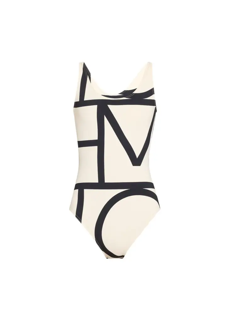 TOTEME Monogram One-Piece Swimsuit | Image 1 TOTEME Monogram One-Piece Swimsuit | Image 1