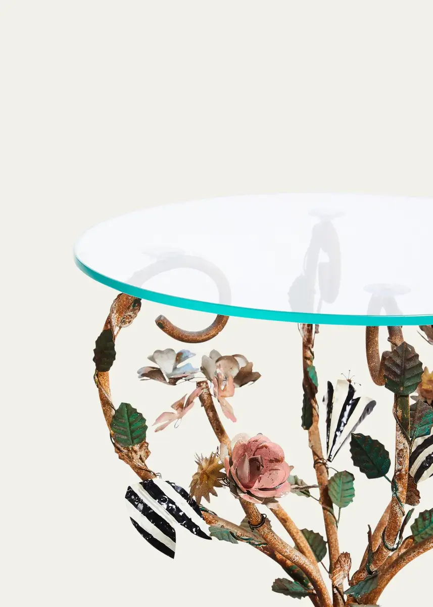 MacKenzie-Childs Field Study Round Accent Table | Thumbnail 2 MacKenzie-Childs Field Study Round Accent Table | Thumbnail 2