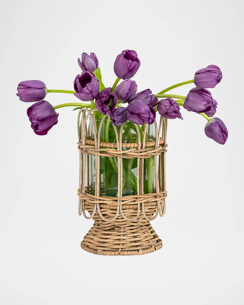 Juliska Provence Rattan 8.5" Hurricane - Whitewash | Thumbnail 3 Juliska Provence Rattan 8.5" Hurricane - Whitewash | Thumbnail 3