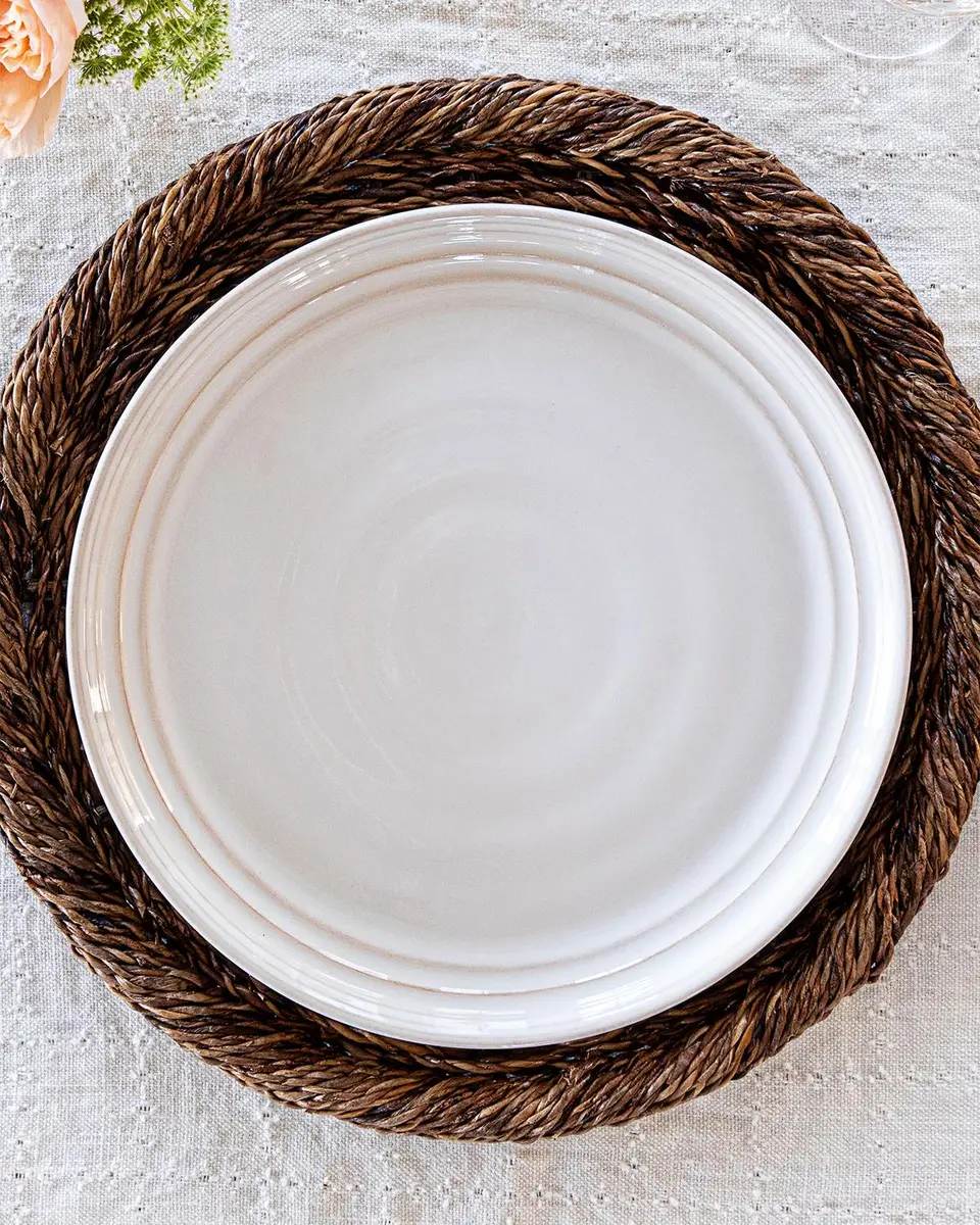 Juliska Bilbao Dinner Plate - Whitewash | Thumbnail 5 Juliska Bilbao Dinner Plate - Whitewash | Thumbnail 5