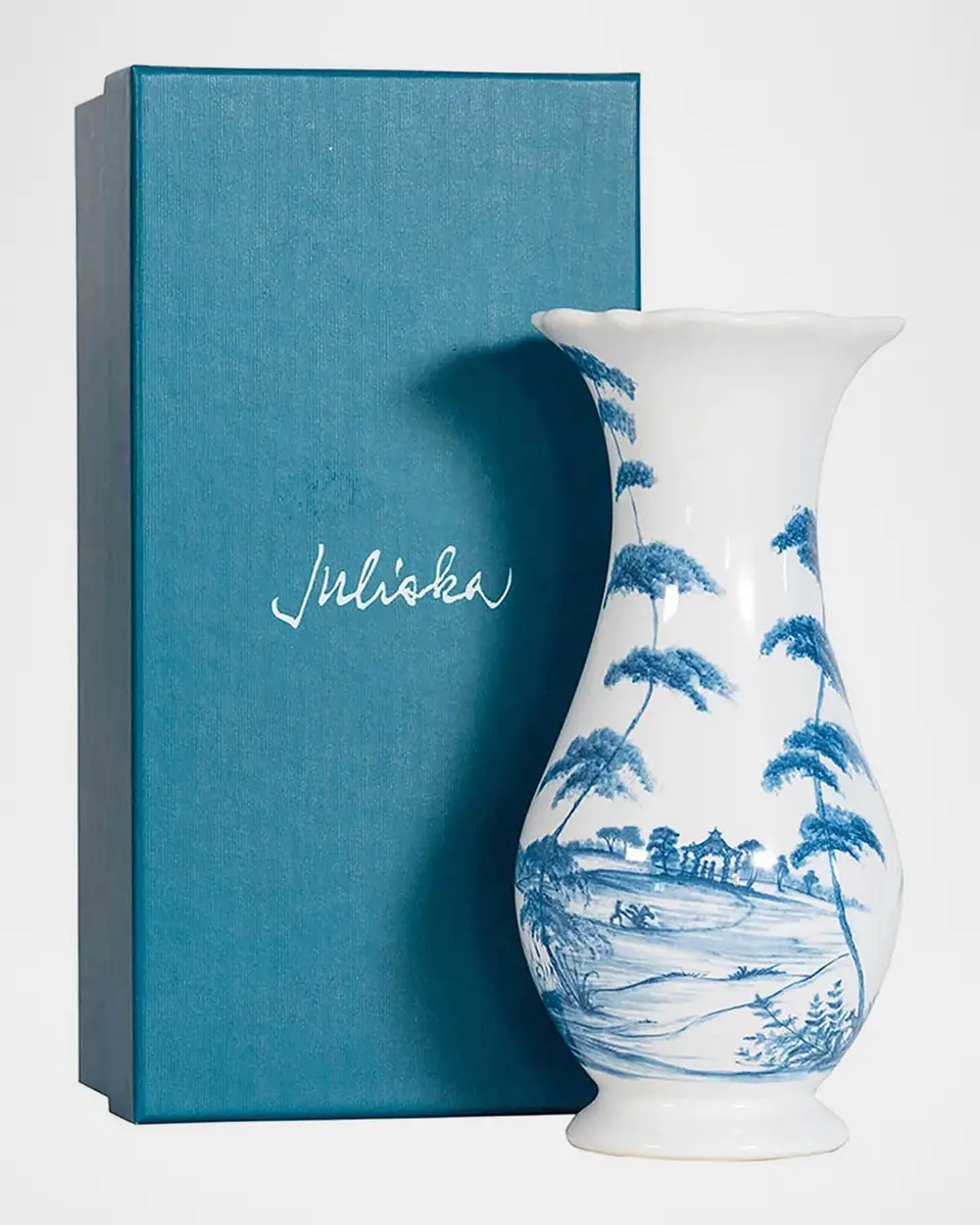 Juliska Country Estate 9" Vase - Delft Blue | Thumbnail 4 Juliska Country Estate 9" Vase - Delft Blue | Thumbnail 4