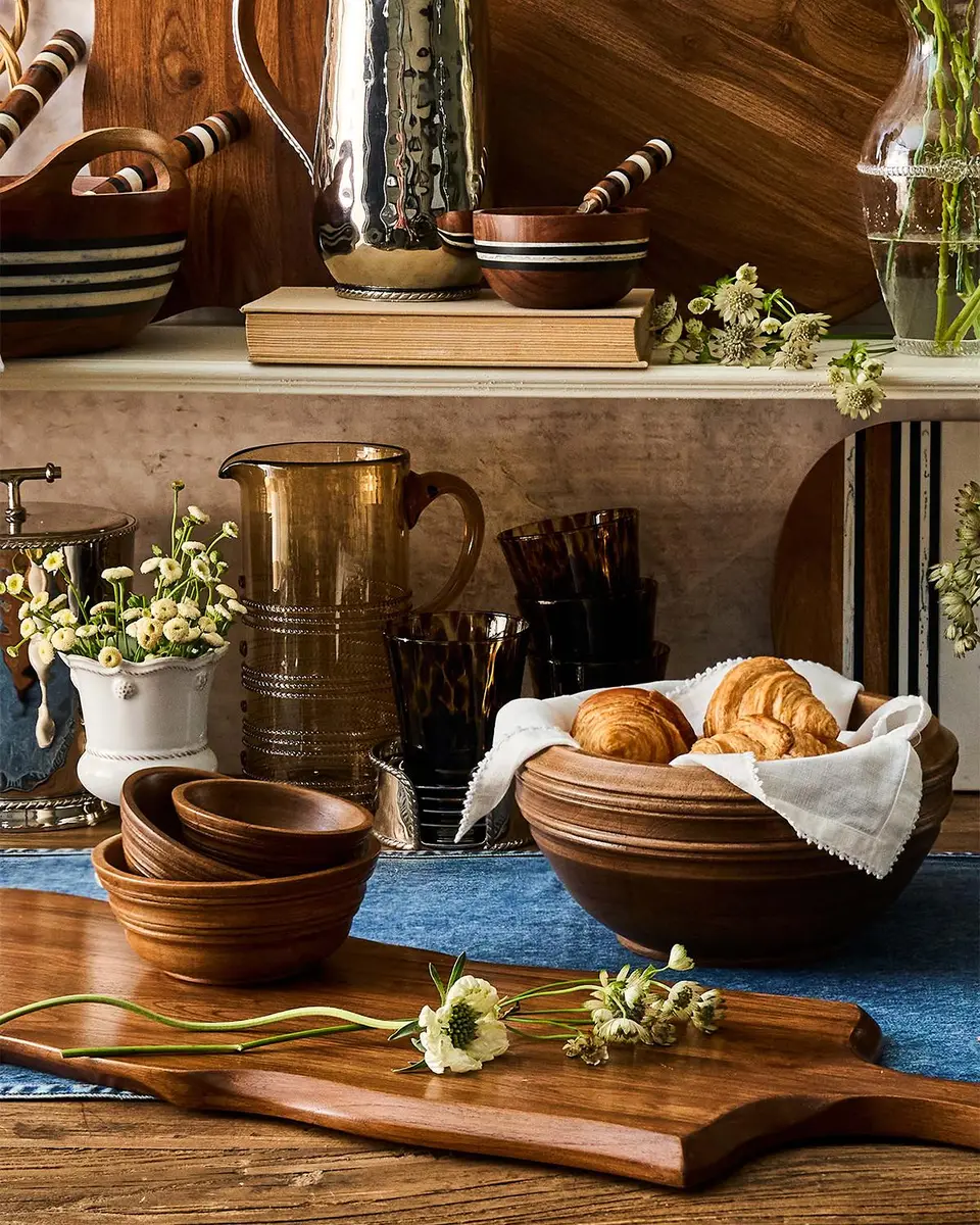 Juliska Bilbao 10" Wood Serving Bowl | Thumbnail 5 Juliska Bilbao 10" Wood Serving Bowl | Thumbnail 5