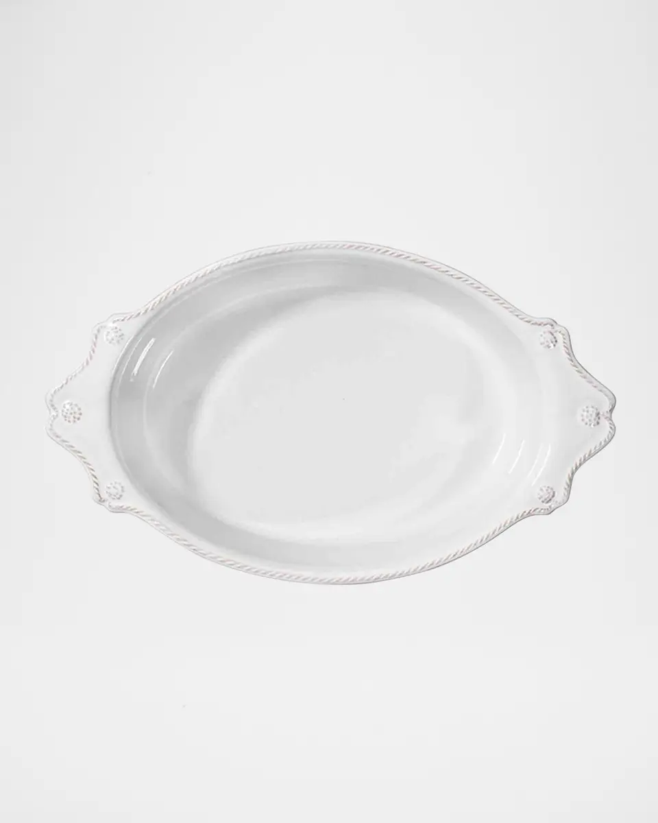 Juliska Berry & Thread Whitewash 13" Oval Baker, 1.5 Quarts | Thumbnail 2 Juliska Berry & Thread Whitewash 13" Oval Baker, 1.5 Quarts | Thumbnail 2