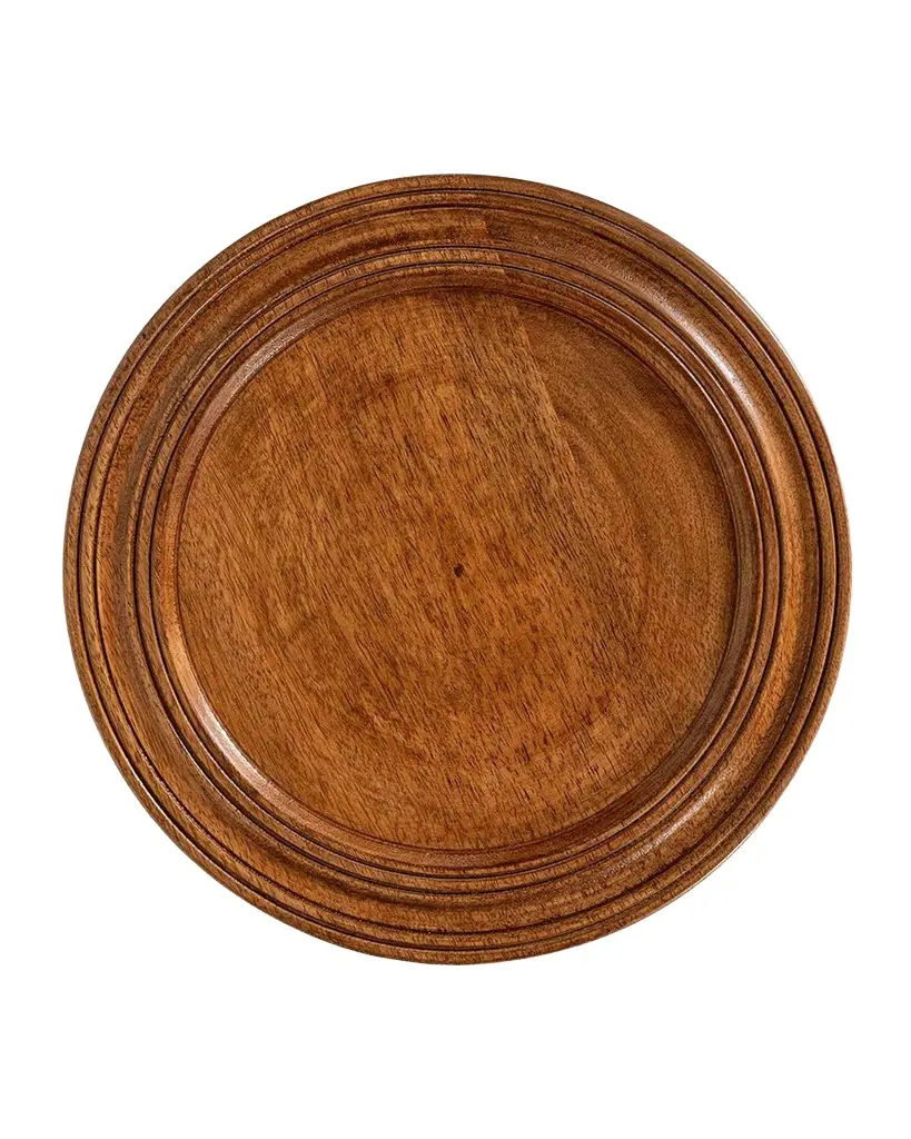Juliska Bilbao Wood Charger, 14"