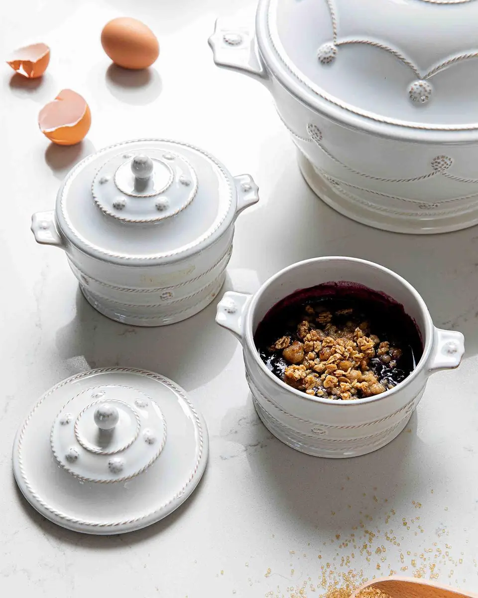 Juliska Berry & Thread Whitewash Lidded Mini Cocotte | Thumbnail 5 Juliska Berry & Thread Whitewash Lidded Mini Cocotte | Thumbnail 5