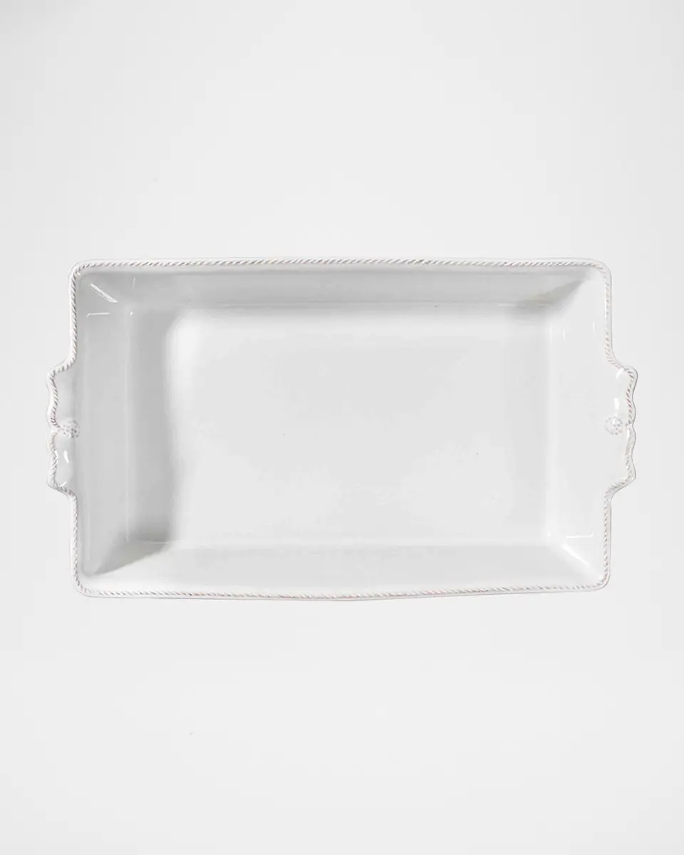 Juliska Berry & Thread Whitewash 13" Rectangular Baker, 3 Quarts | Thumbnail 2