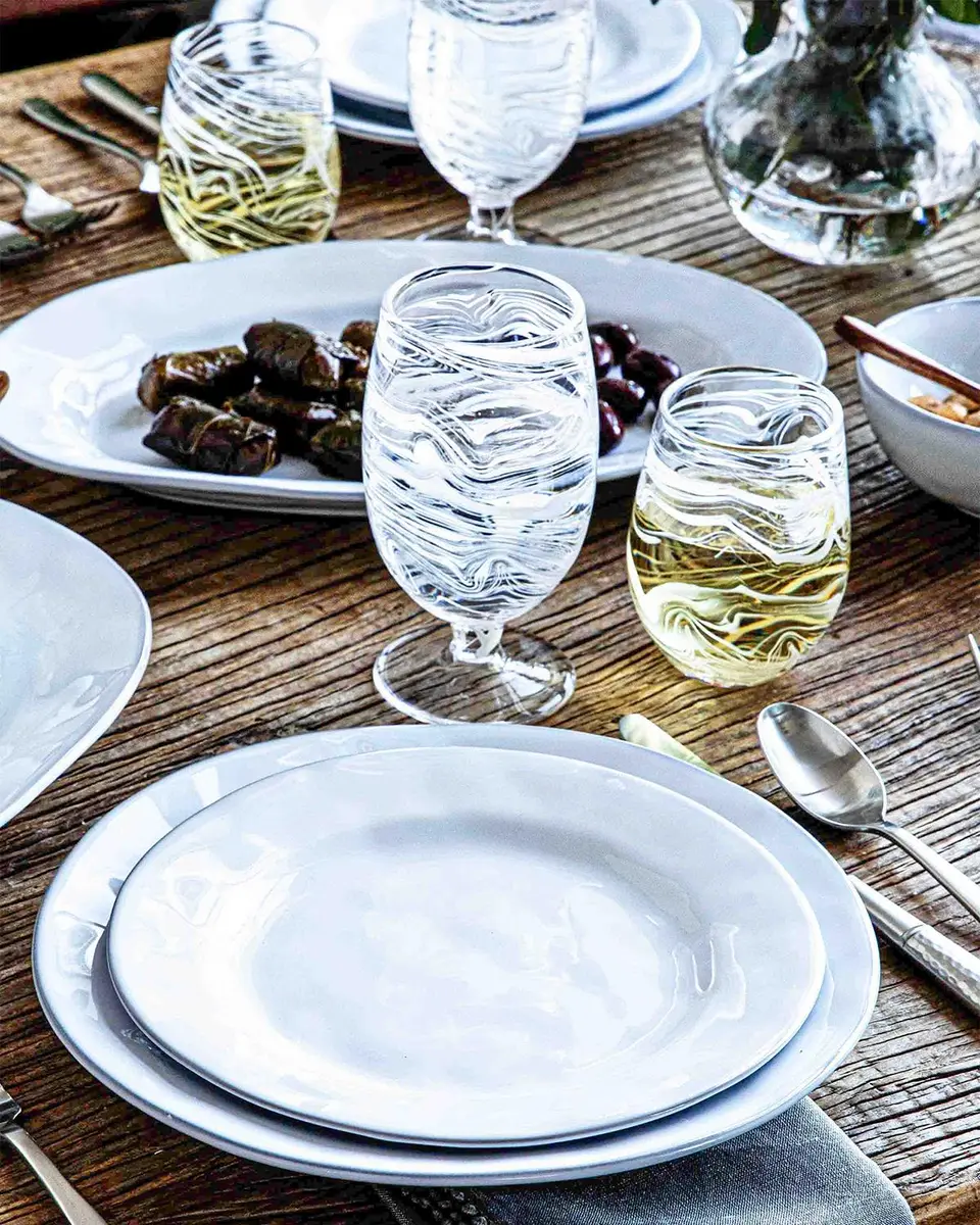 Juliska Puro Marbled Stemless Wine Glass, 15 oz. | Thumbnail 4 Juliska Puro Marbled Stemless Wine Glass, 15 oz. | Thumbnail 4