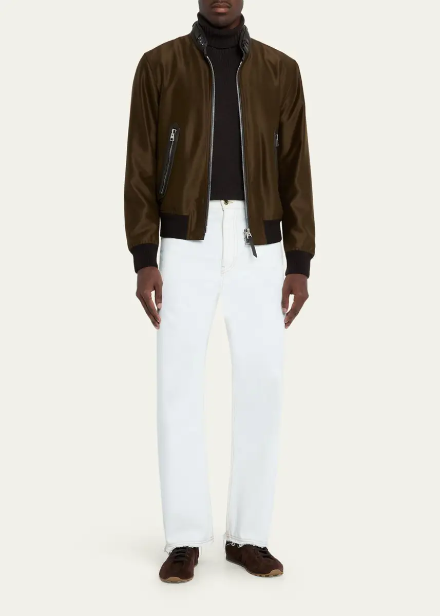 Jacquemus Men's Les Tennis Croc-Embossed Suede Sneakers | Thumbnail 7 Jacquemus Men's Les Tennis Croc-Embossed Suede Sneakers | Thumbnail 7