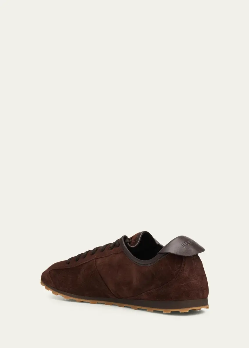 Jacquemus Men's Les Tennis Croc-Embossed Suede Sneakers | Thumbnail 8 Jacquemus Men's Les Tennis Croc-Embossed Suede Sneakers | Thumbnail 8