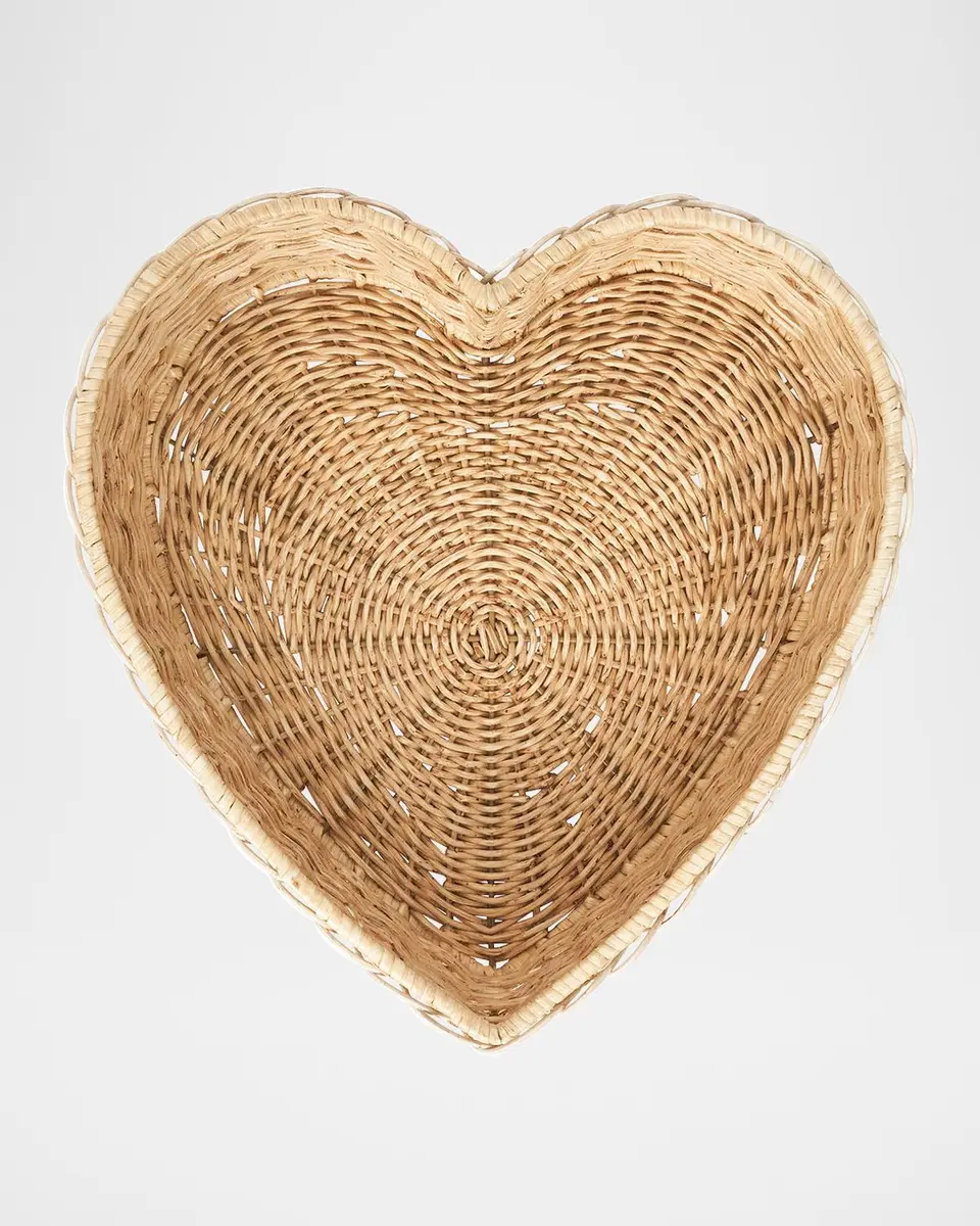 Juliska Provence Rattan 16" Heart Tray | Thumbnail 5 Juliska Provence Rattan 16" Heart Tray | Thumbnail 5