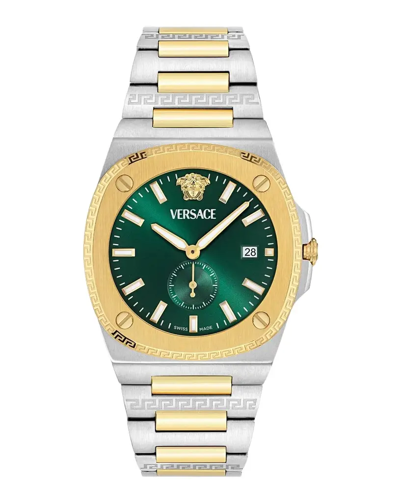 Versace Men's Two-Tone Bracelet Watch, 40mm | Image 1 Versace Men's Two-Tone Bracelet Watch, 40mm | Image 1