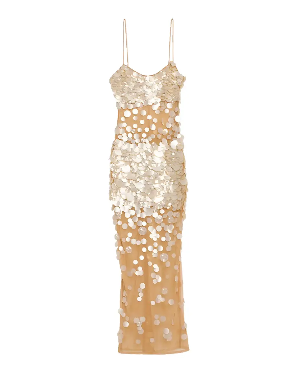 Retrofête Mischa Sequin-Embellished Sleeveless Midi Dress | Thumbnail 2