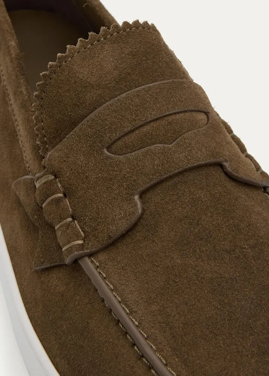 Christian Louboutin Men's The Harold I Flat Leather Red-Sole Boat Shoes | Thumbnail 5 Christian Louboutin Men's The Harold I Flat Leather Red-Sole Boat Shoes | Thumbnail 5