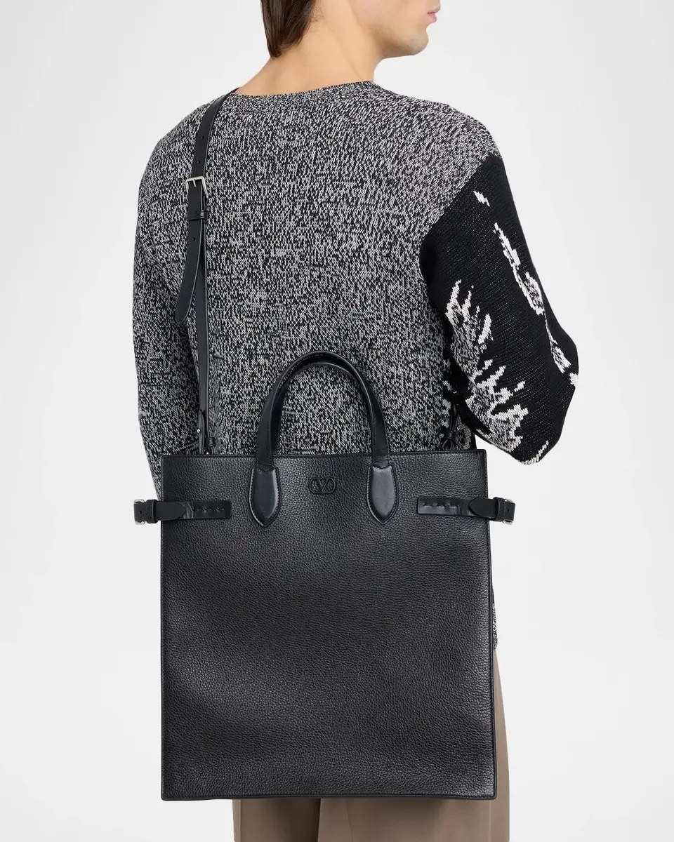 Valentino Garavani Antibes Medium Leather Shopper Tote Bag | Thumbnail 2