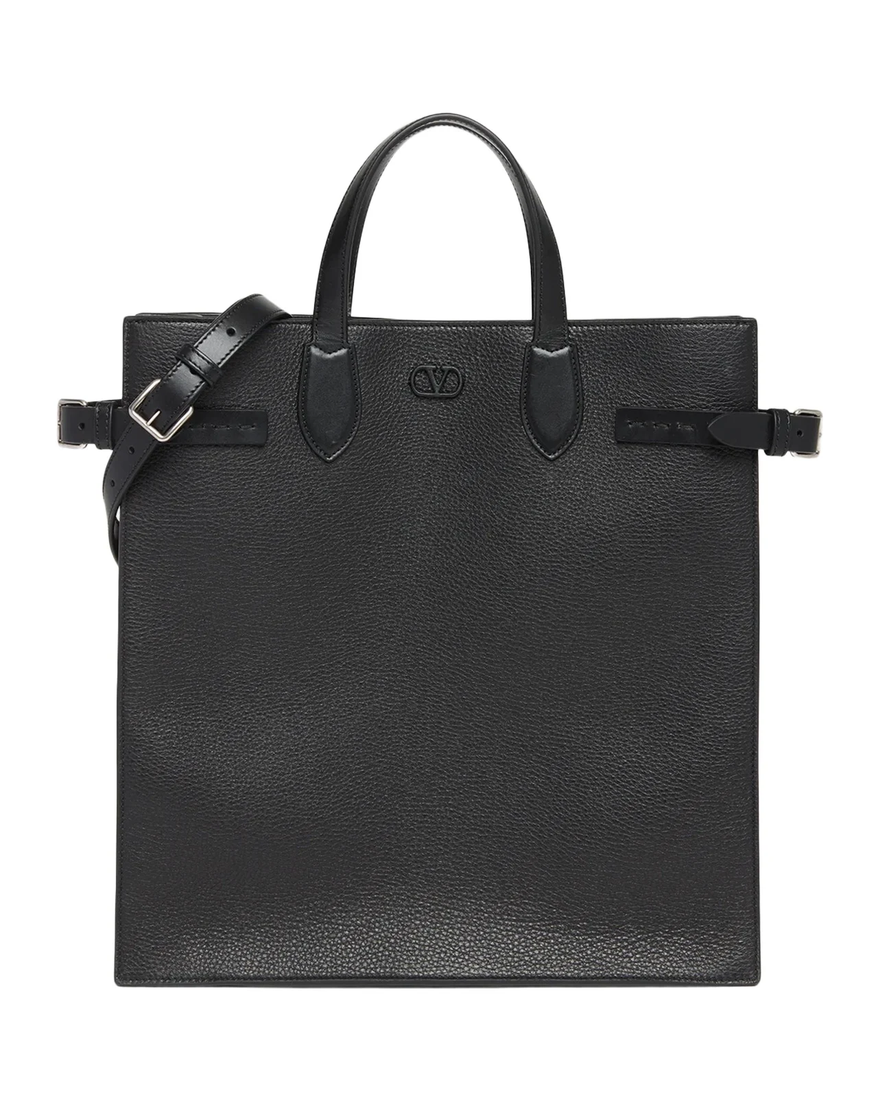 Valentino Garavani Antibes Medium Leather Shopper Tote Bag