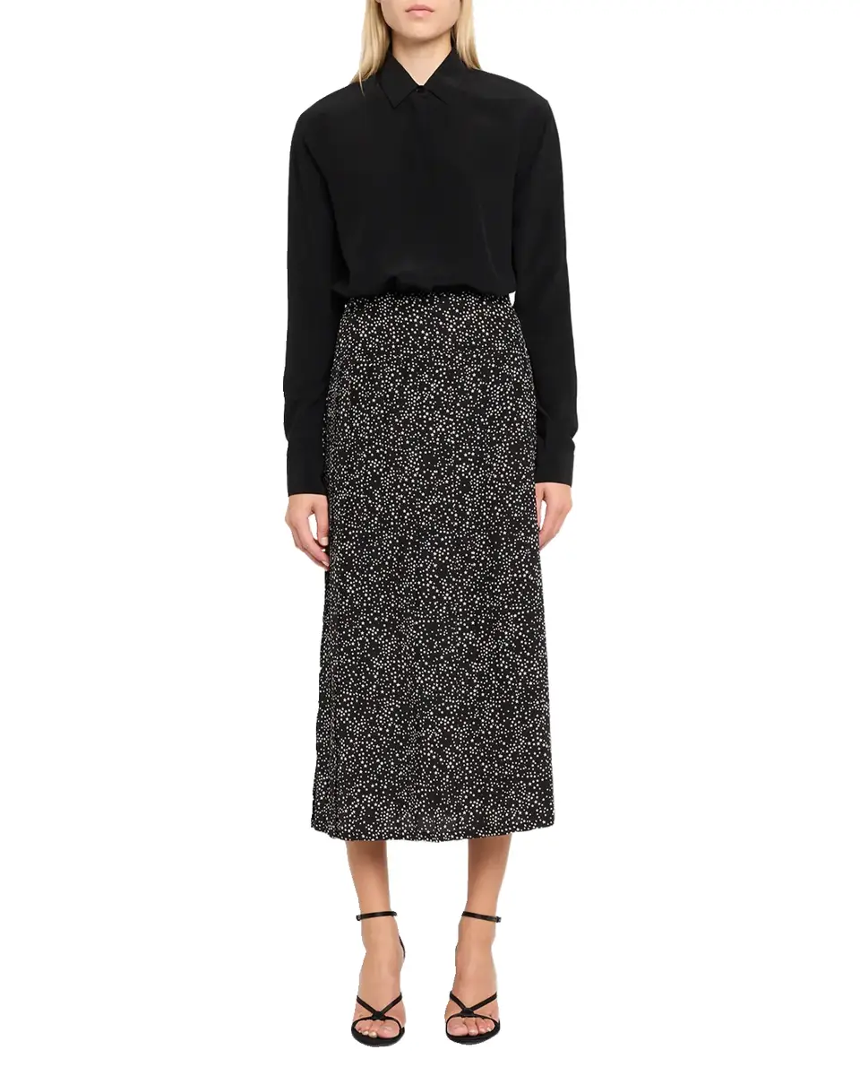 Valentino Garavani Star-Print Silk Midi Skirt | Thumbnail 6 Valentino Garavani Star-Print Silk Midi Skirt | Thumbnail 6
