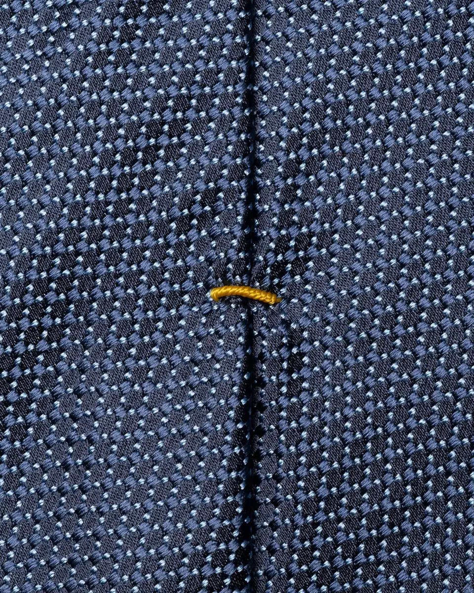 Eton Men's Micro-Geometric Jacquard Silk Tie | Thumbnail 3 Eton Men's Micro-Geometric Jacquard Silk Tie | Thumbnail 3