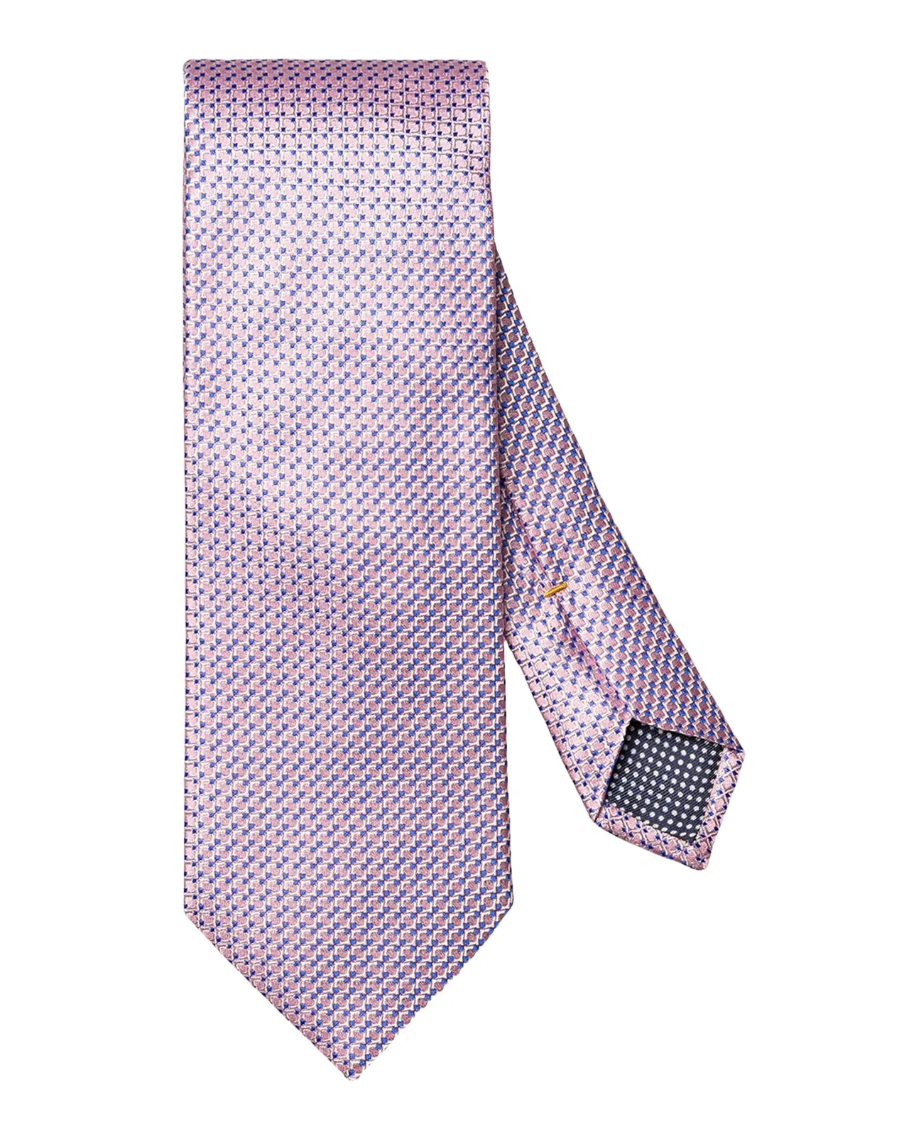 Men's Micro-Geometric Jacquard Silk Tie