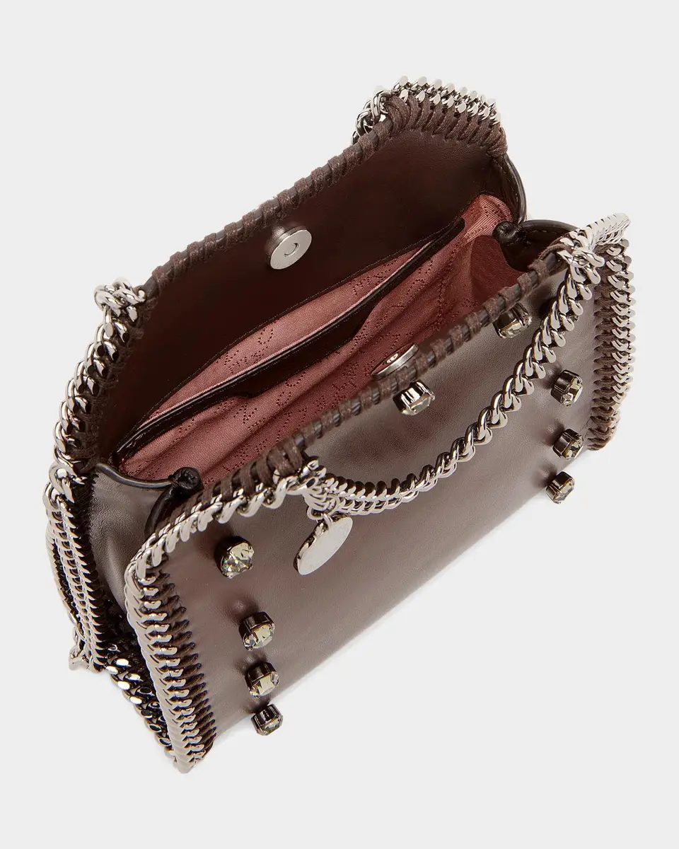 Stella McCartney Falabella Tiny Crystal Studded Shoulder Bag | Thumbnail 3 Stella McCartney Falabella Tiny Crystal Studded Shoulder Bag | Thumbnail 3