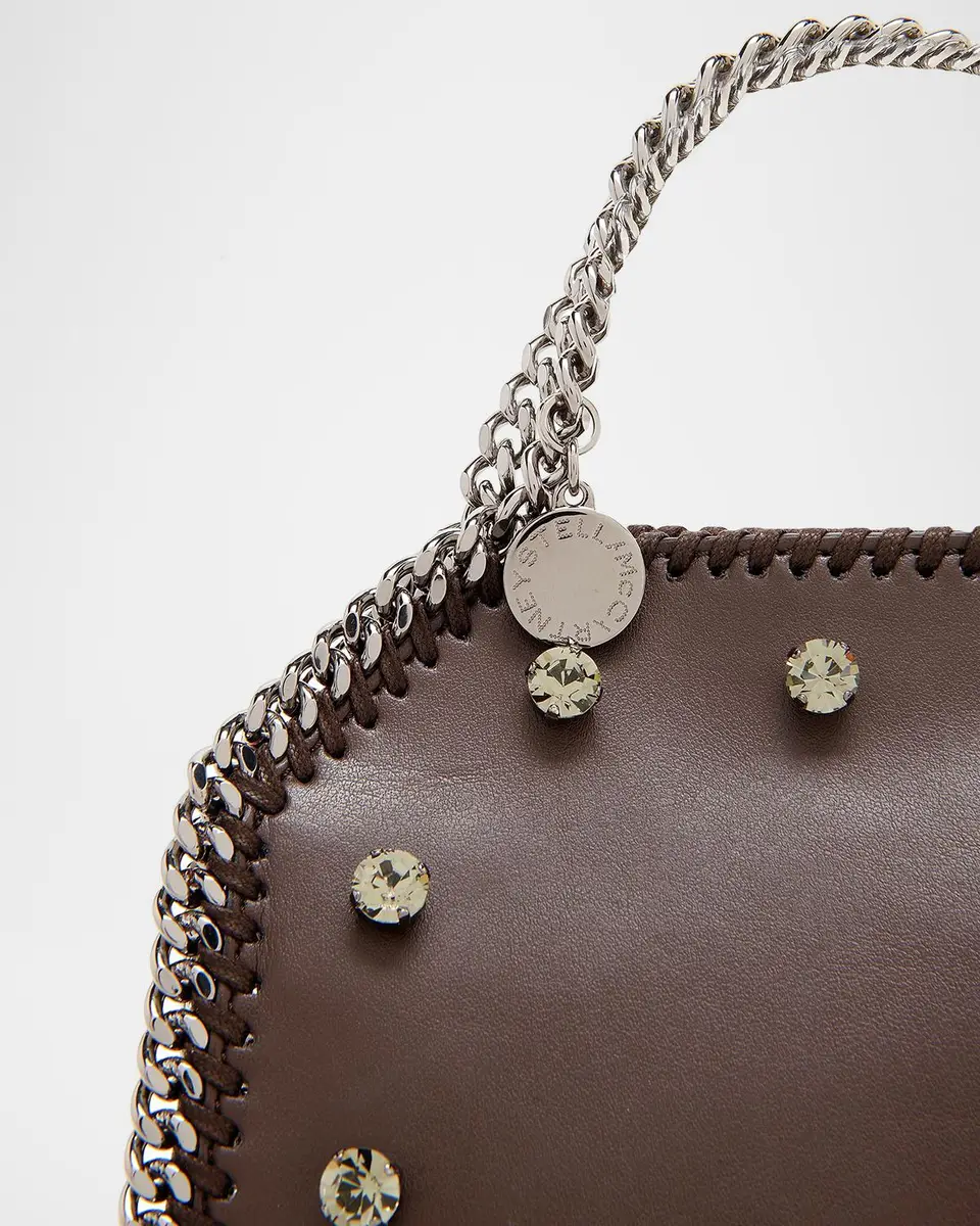 Stella McCartney Falabella Tiny Crystal Studded Shoulder Bag | Thumbnail 4 Stella McCartney Falabella Tiny Crystal Studded Shoulder Bag | Thumbnail 4