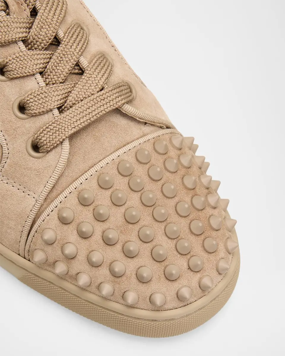 Christian Louboutin Louis Jr Spikes Canopy Suede Sneakers | Thumbnail 3 Christian Louboutin Louis Jr Spikes Canopy Suede Sneakers | Thumbnail 3