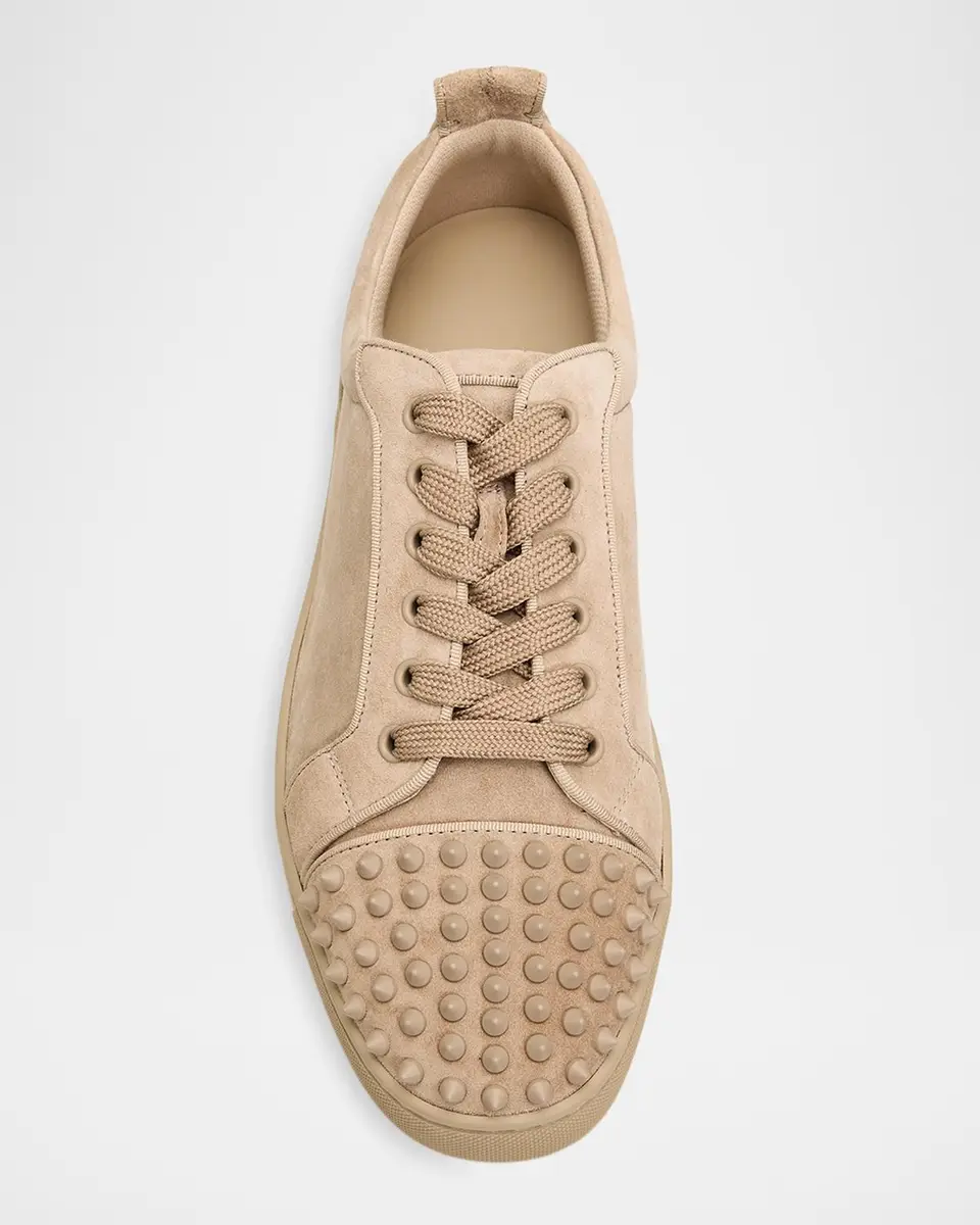 Christian Louboutin Louis Jr Spikes Canopy Suede Sneakers | Thumbnail 4 Christian Louboutin Louis Jr Spikes Canopy Suede Sneakers | Thumbnail 4