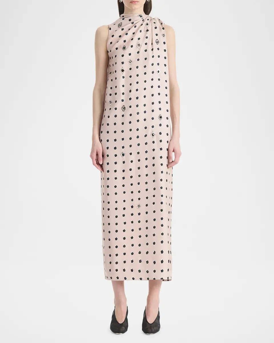 Altuzarra Jackie Embellished Silk Dress | Thumbnail 4 Altuzarra Jackie Embellished Silk Dress | Thumbnail 4