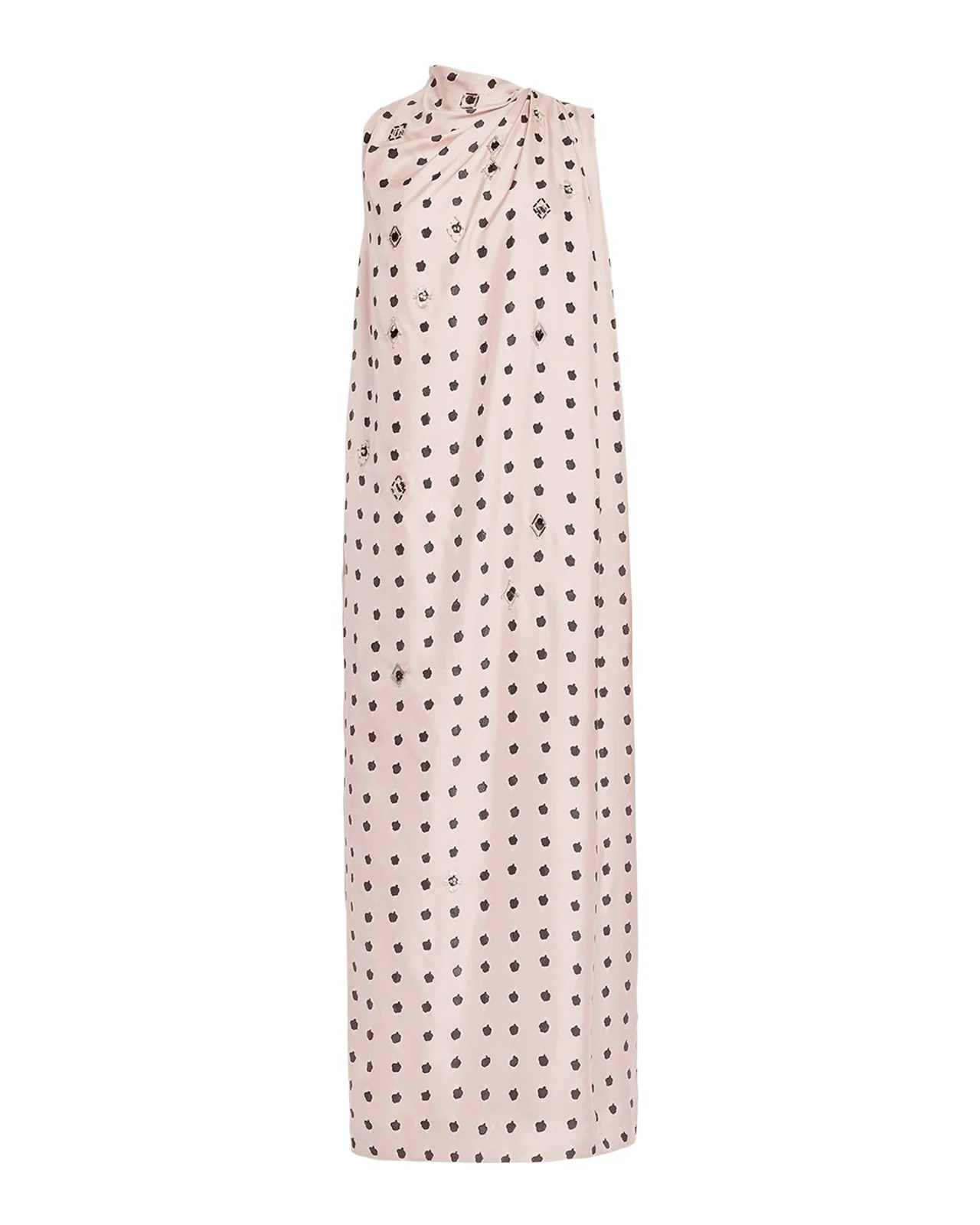 Jackie Embellished Silk Dress