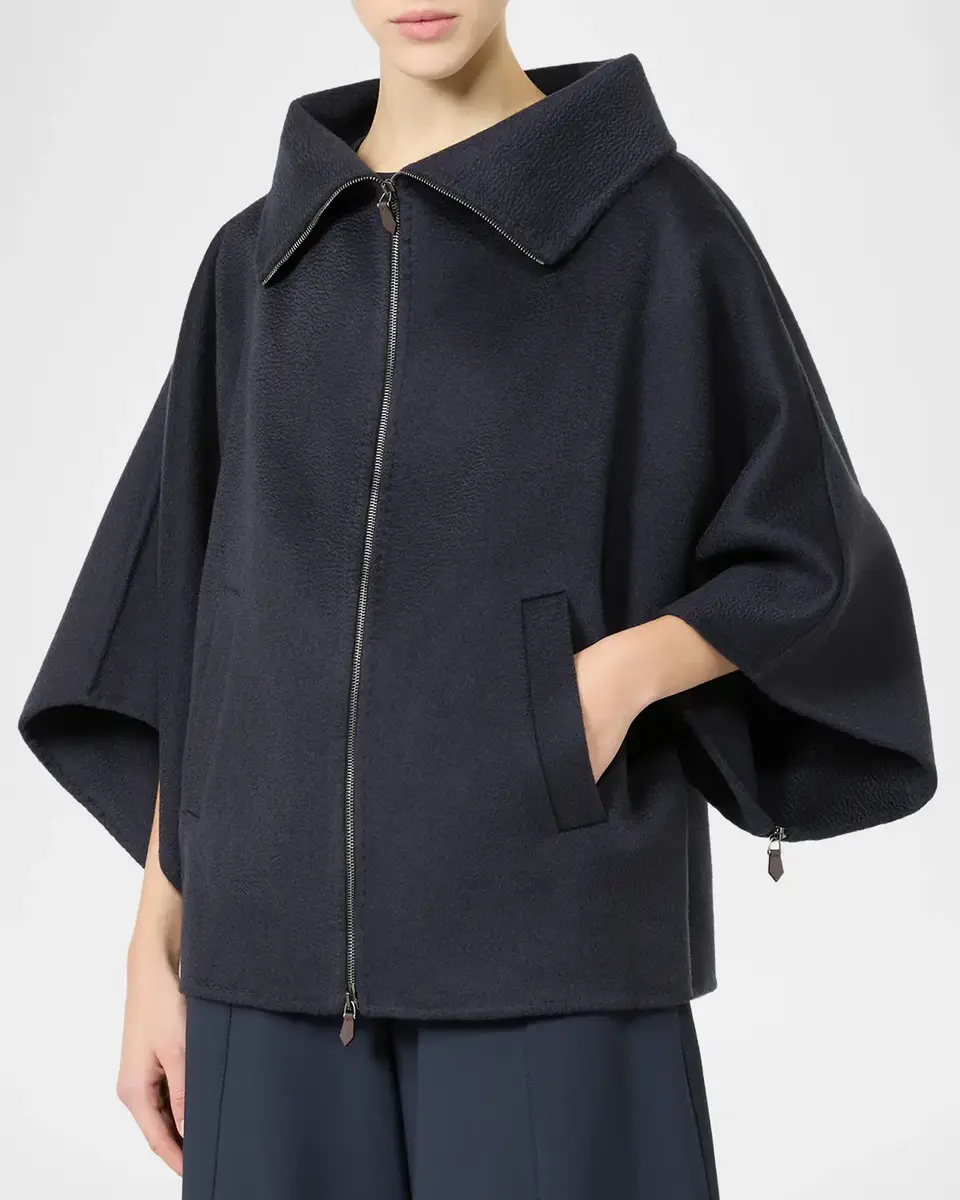 Max Mara Mancora Belted 3/4-Sleeve Cotton Button-Down Shirt | Thumbnail 4 Max Mara Mancora Belted 3/4-Sleeve Cotton Button-Down Shirt | Thumbnail 4