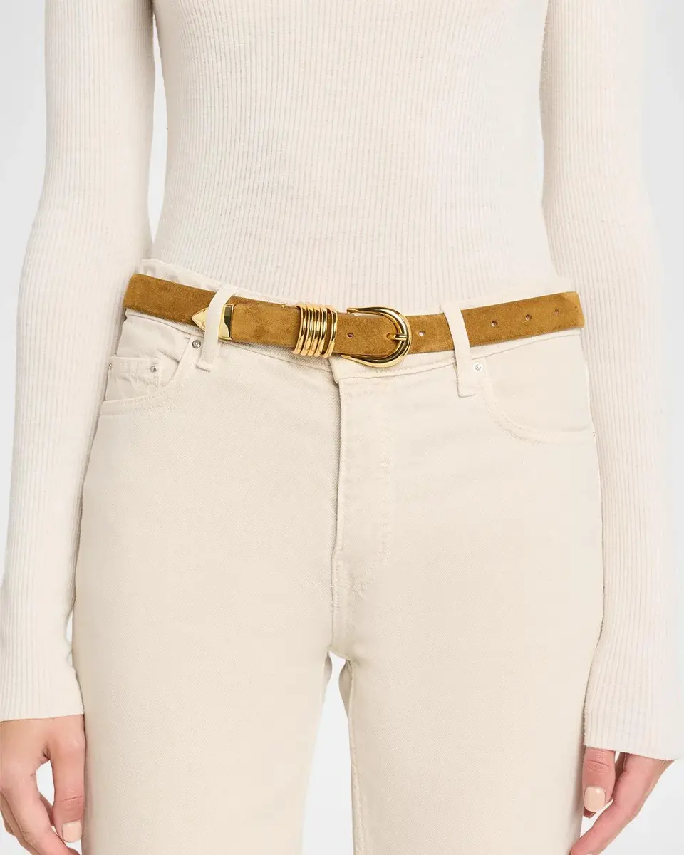 Déhanche Hollyhock Suede Belt | Thumbnail 2 Déhanche Hollyhock Suede Belt | Thumbnail 2