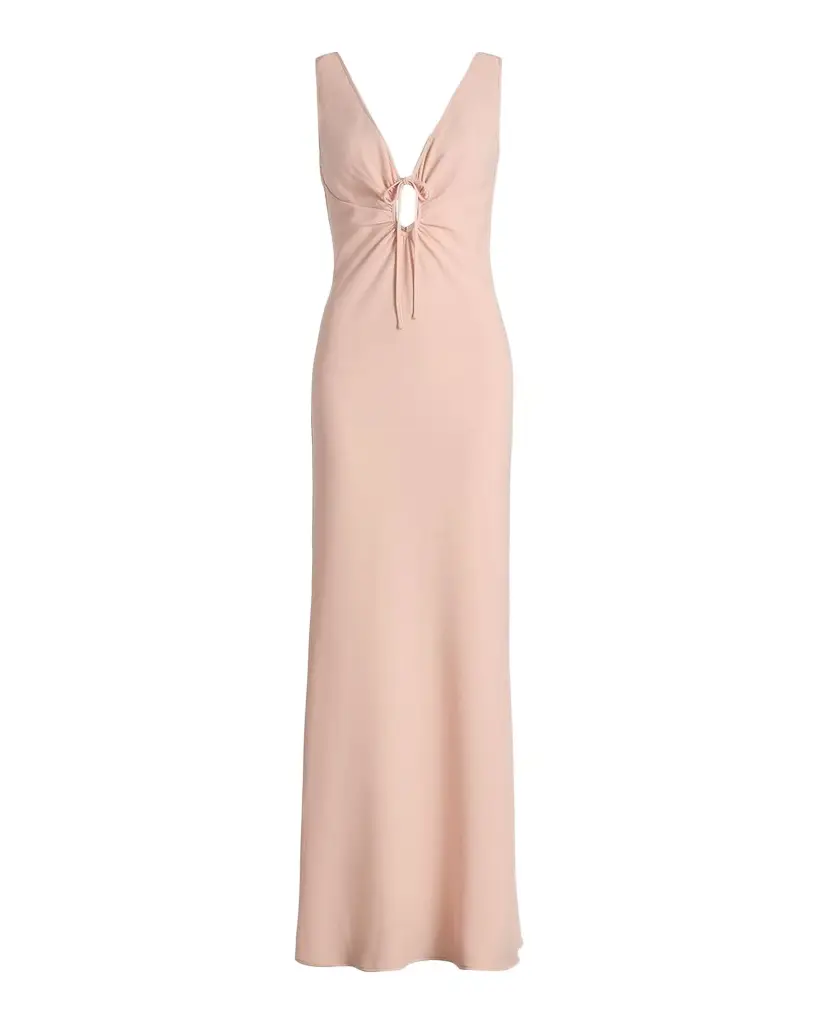 BLACK HALO Reese Cut-Out Bias-Cut Maxi Dress