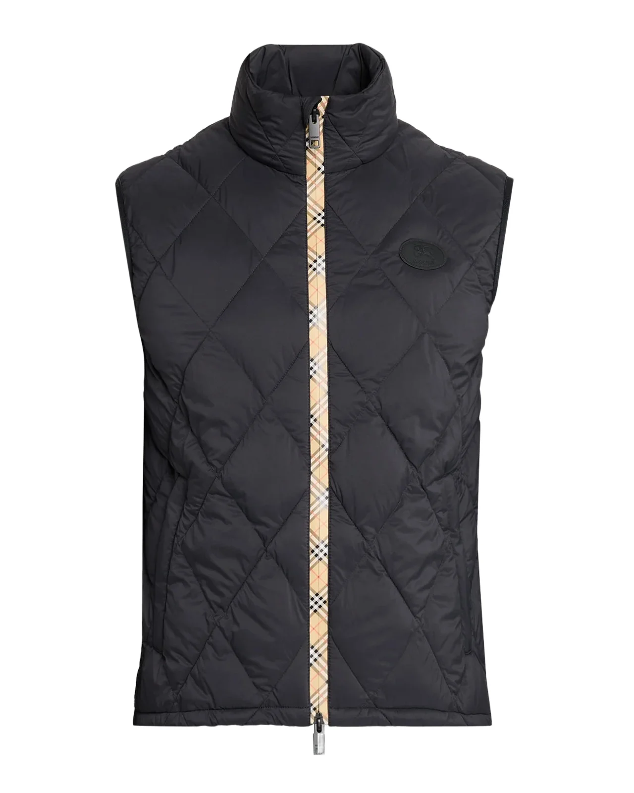 Burberry Men's Acresford Check-Tape Quilted Vest