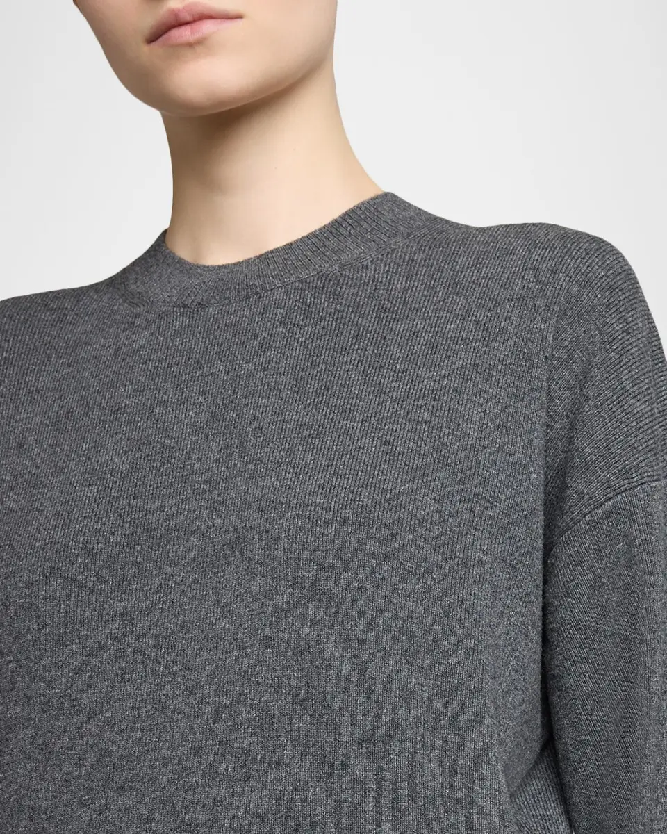 Victoria Beckham Wool-Blend Crewneck Sweater | Thumbnail 5 Victoria Beckham Wool-Blend Crewneck Sweater | Thumbnail 5